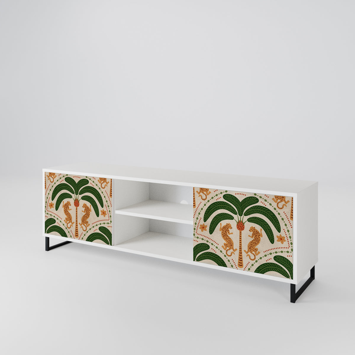 DANCING PREDATORS Έπιπλο τηλεόρασης 2-θυρών