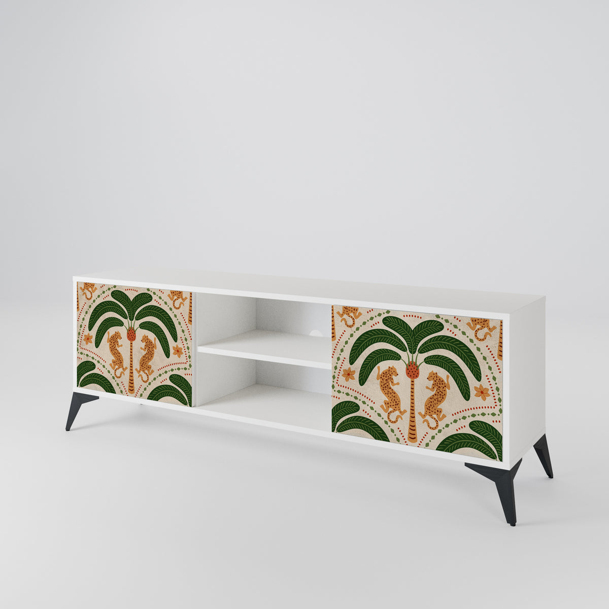 DANCING PREDATORS Έπιπλο τηλεόρασης 2-θυρών