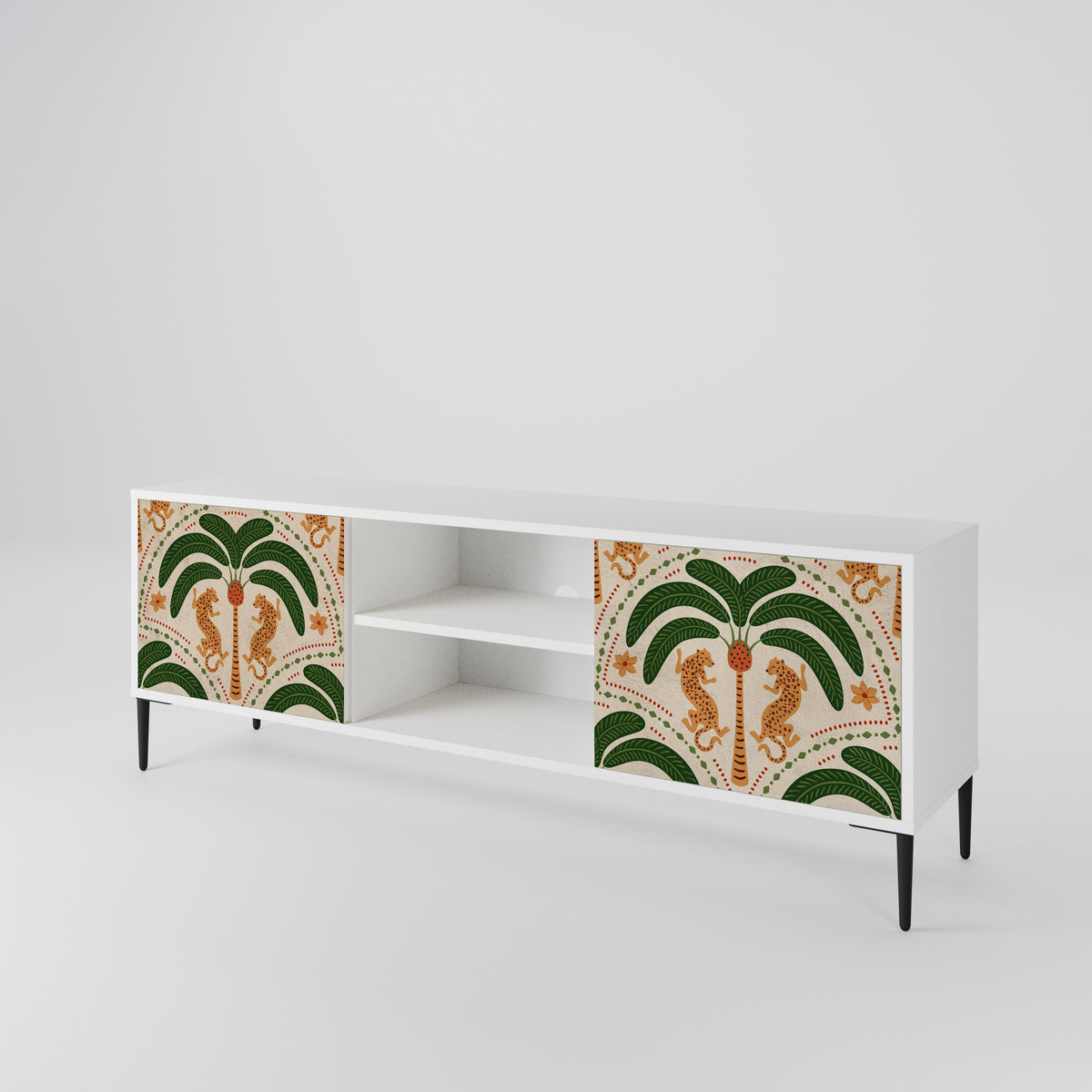 DANCING PREDATORS Έπιπλο τηλεόρασης 2-θυρών