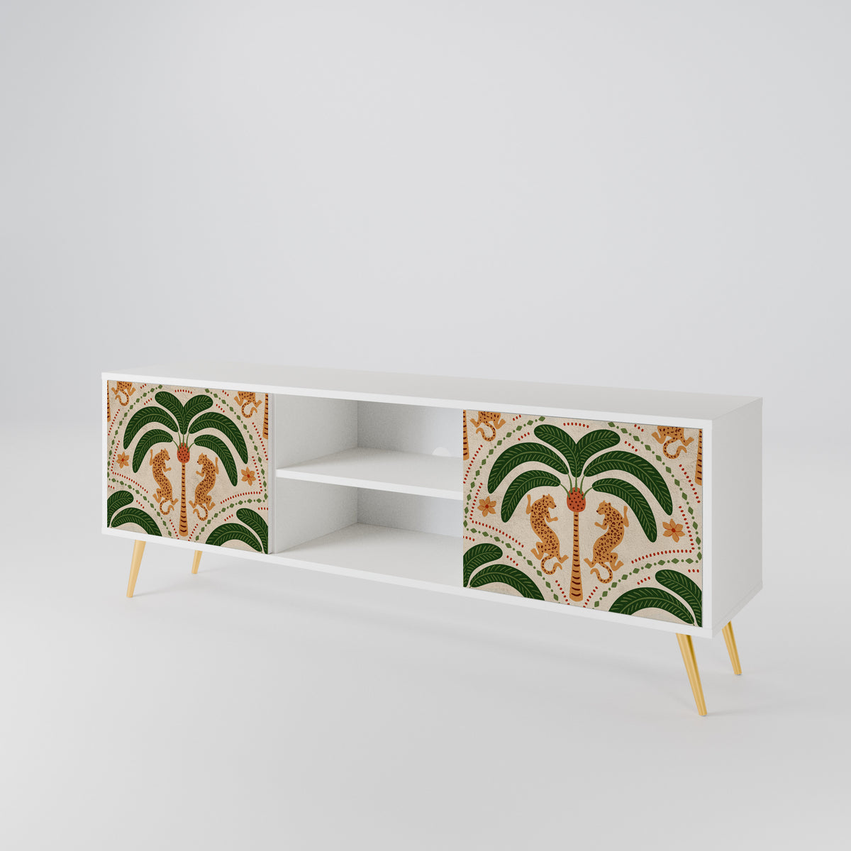 DANCING PREDATORS Έπιπλο τηλεόρασης 2-θυρών