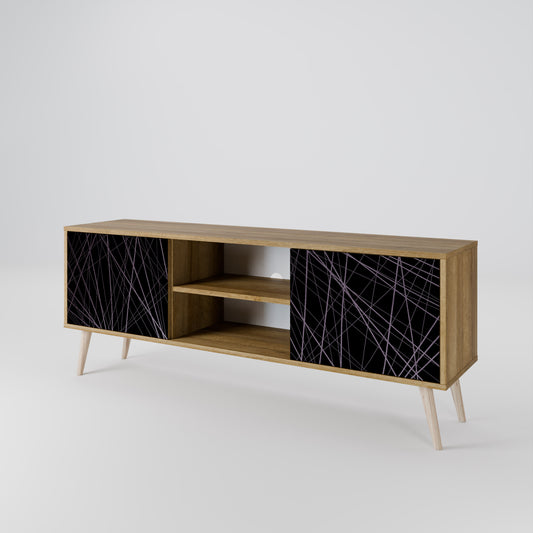 SHIMMER SPIDERGRAM 2-Door TV Cabinet
