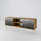 TESSELATED GRAYISH Έπιπλο τηλεόρασης 2-θυρών