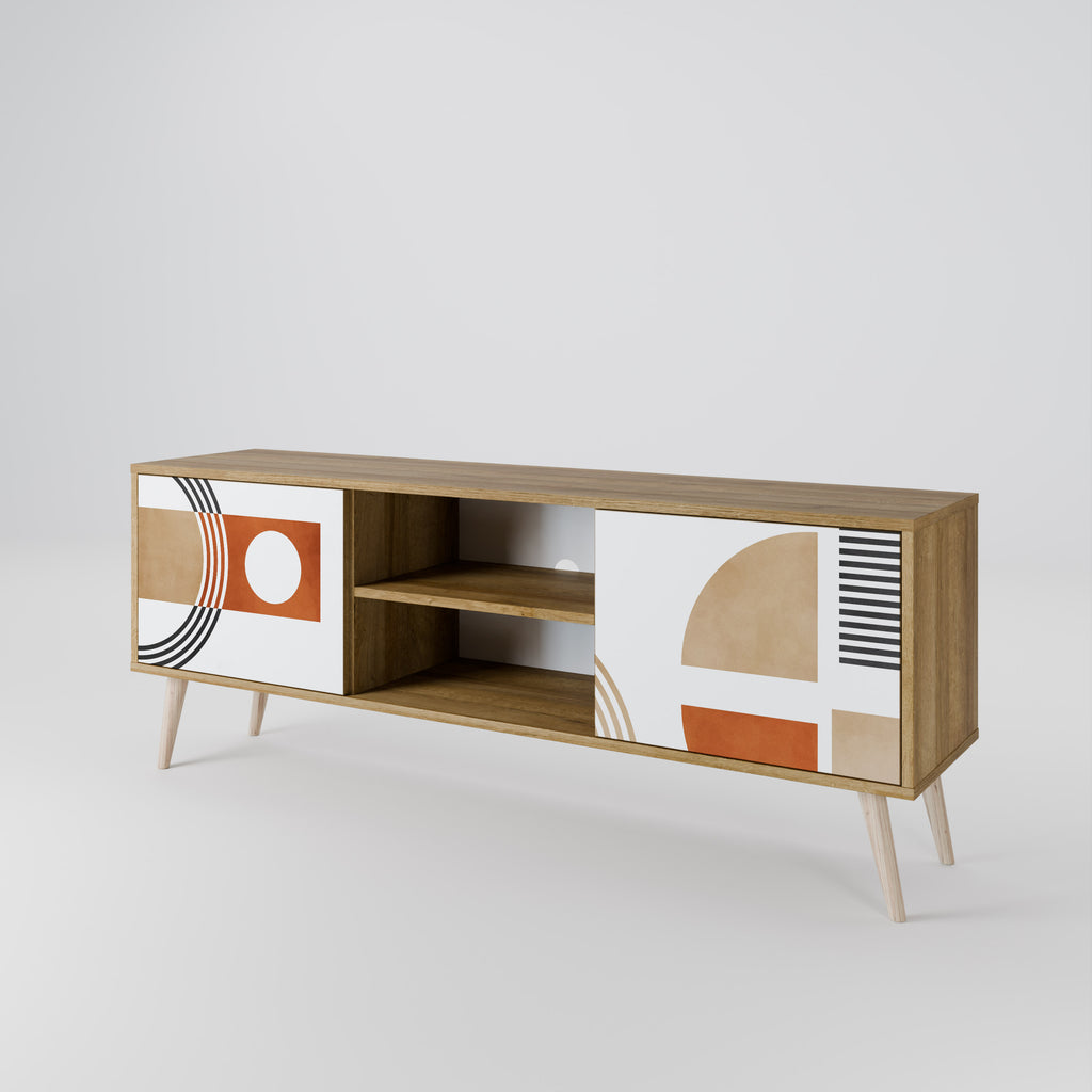 CIRCLE RHYTM 2-Door TV Cabinet