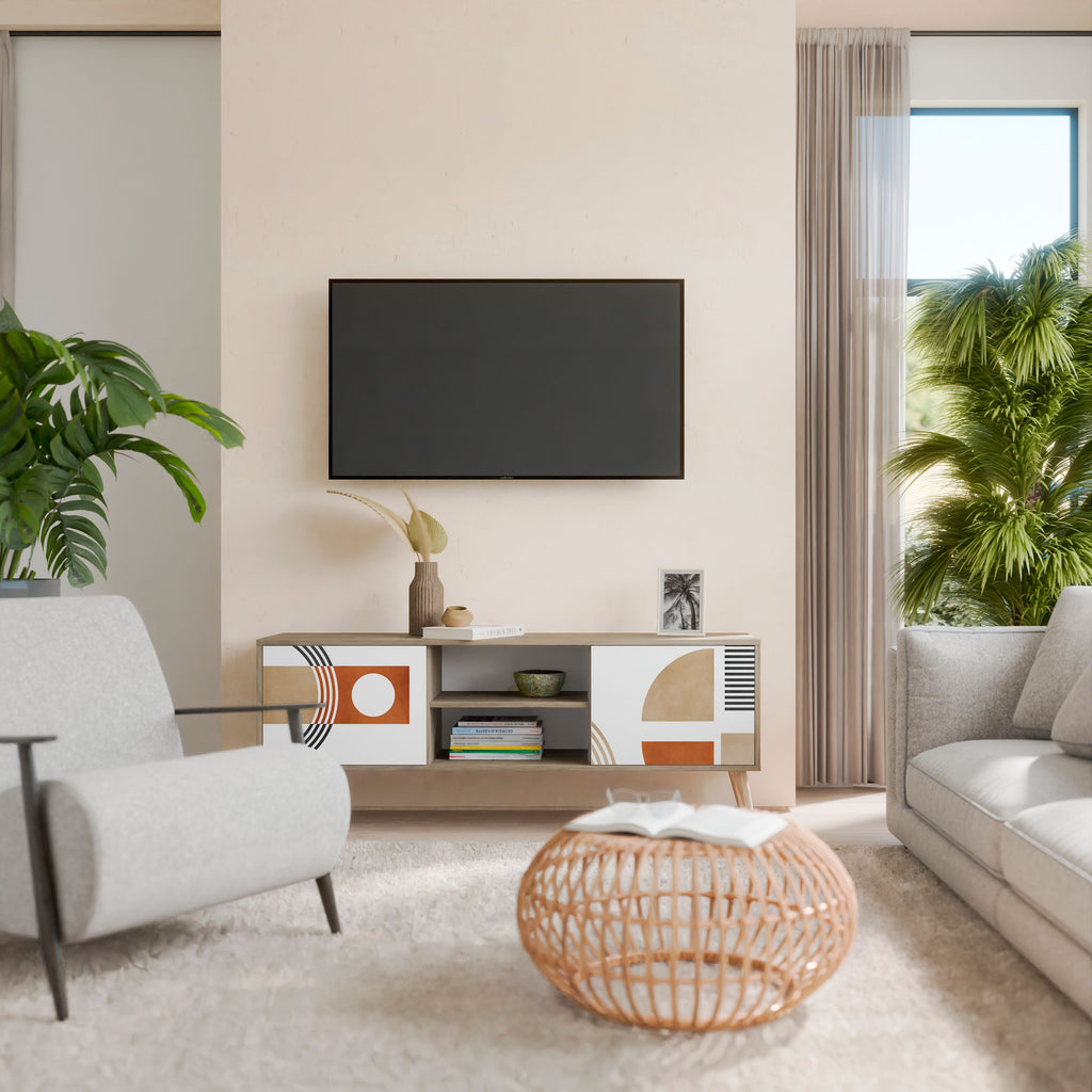 CIRCLE RHYTM 2-Door TV Cabinet