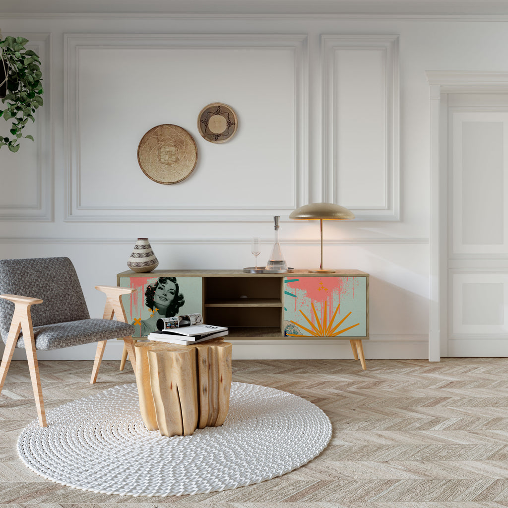 KANAGAWA BEAUTY Έπιπλο τηλεόρασης 2-θυρών