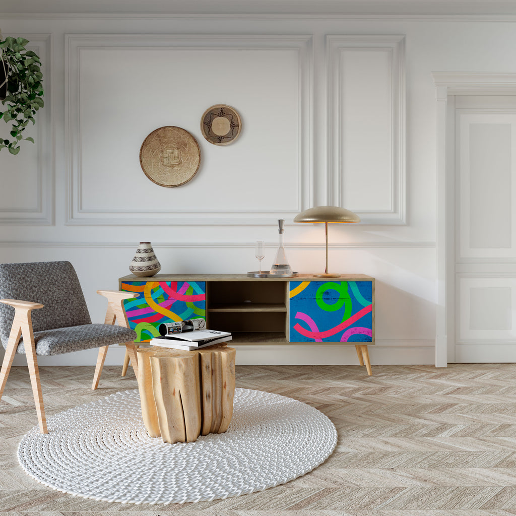 STREAMER TANGLE Έπιπλο τηλεόρασης 2-θυρών