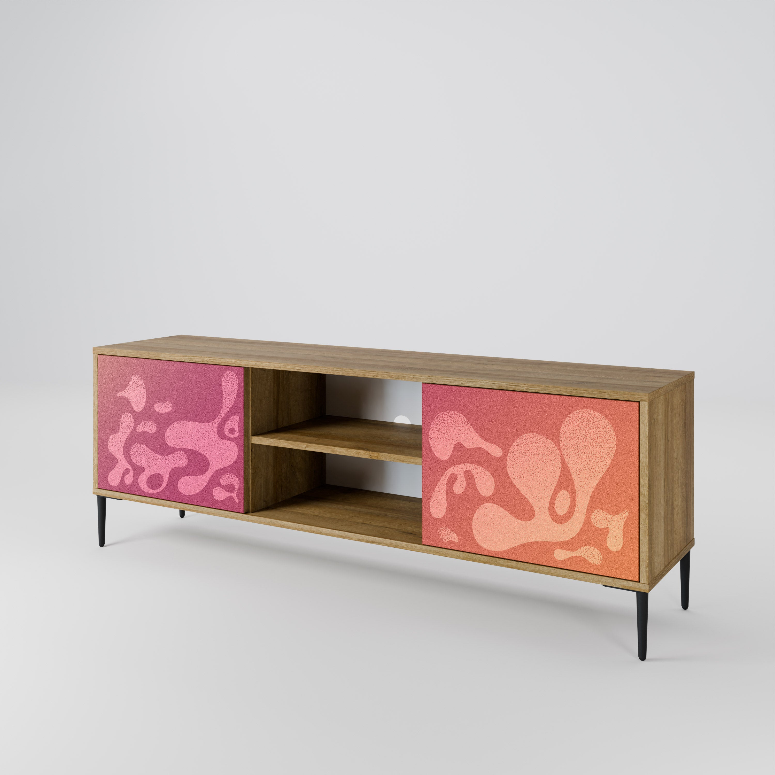 IRREGULAR PINK 2-Door TV Cabinet
