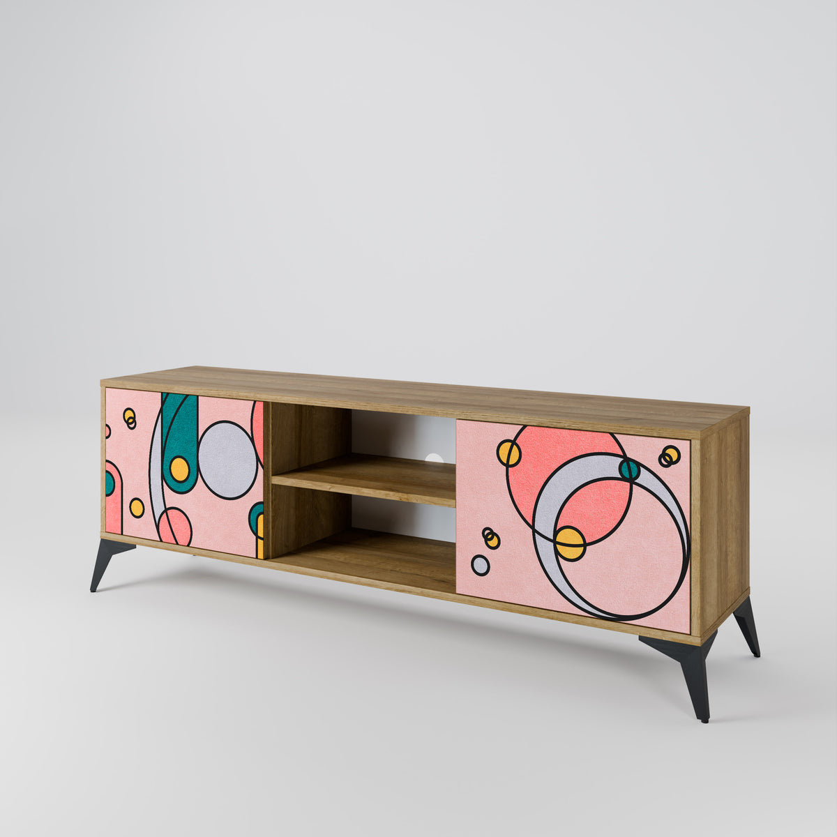 GOSSAMER ECHOES 2-Door TV Cabinet