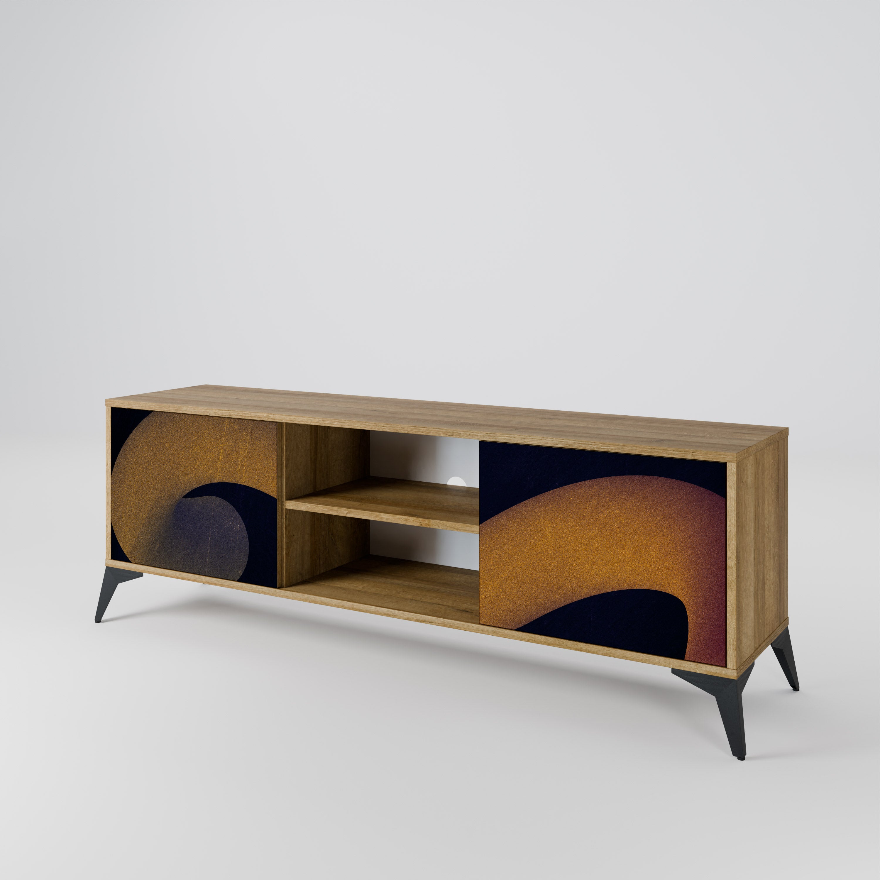 HOLLOW TIME 2-Door TV Cabinet