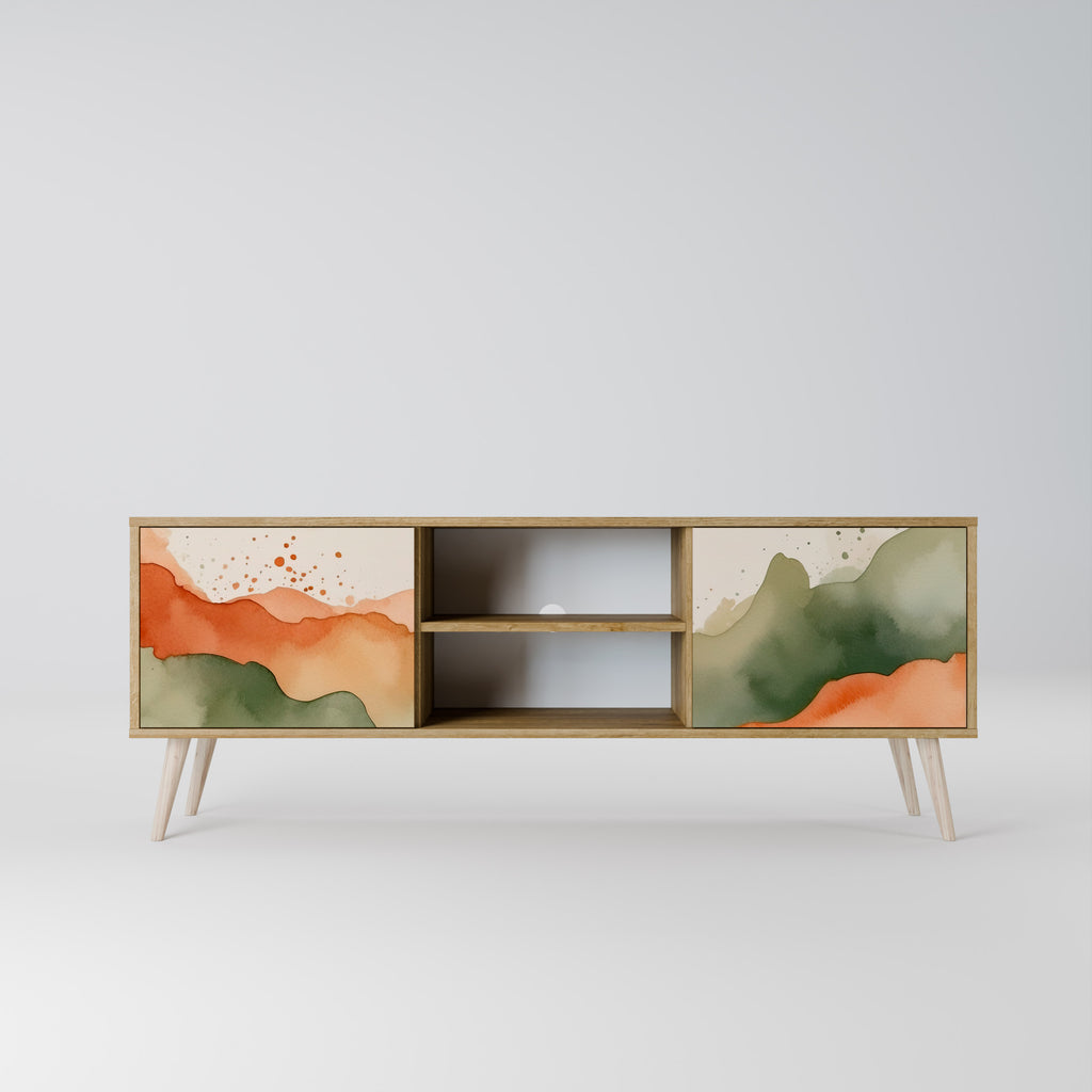 WATERCOLOUR PEAKS 2-Door TV Cabinet