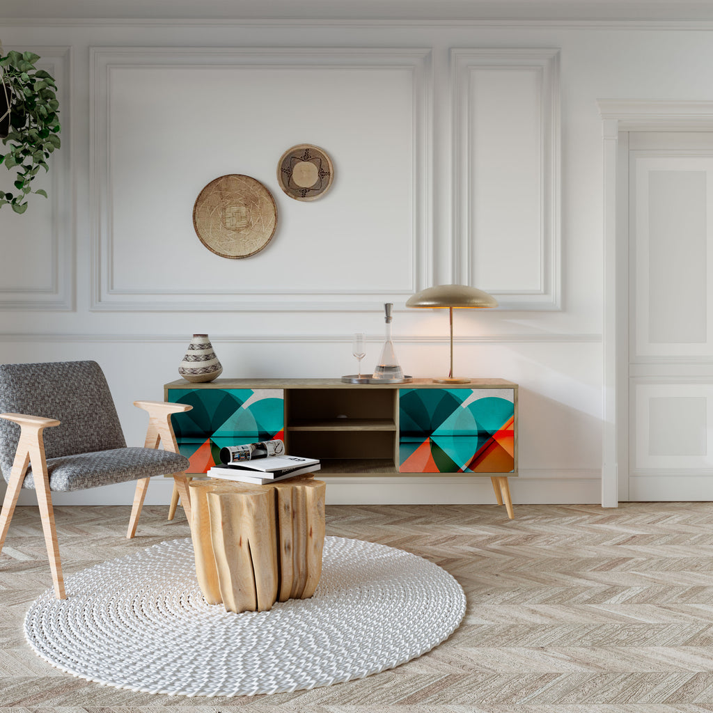 CIRCULAR RHAPSODY Έπιπλο τηλεόρασης 2-θυρών