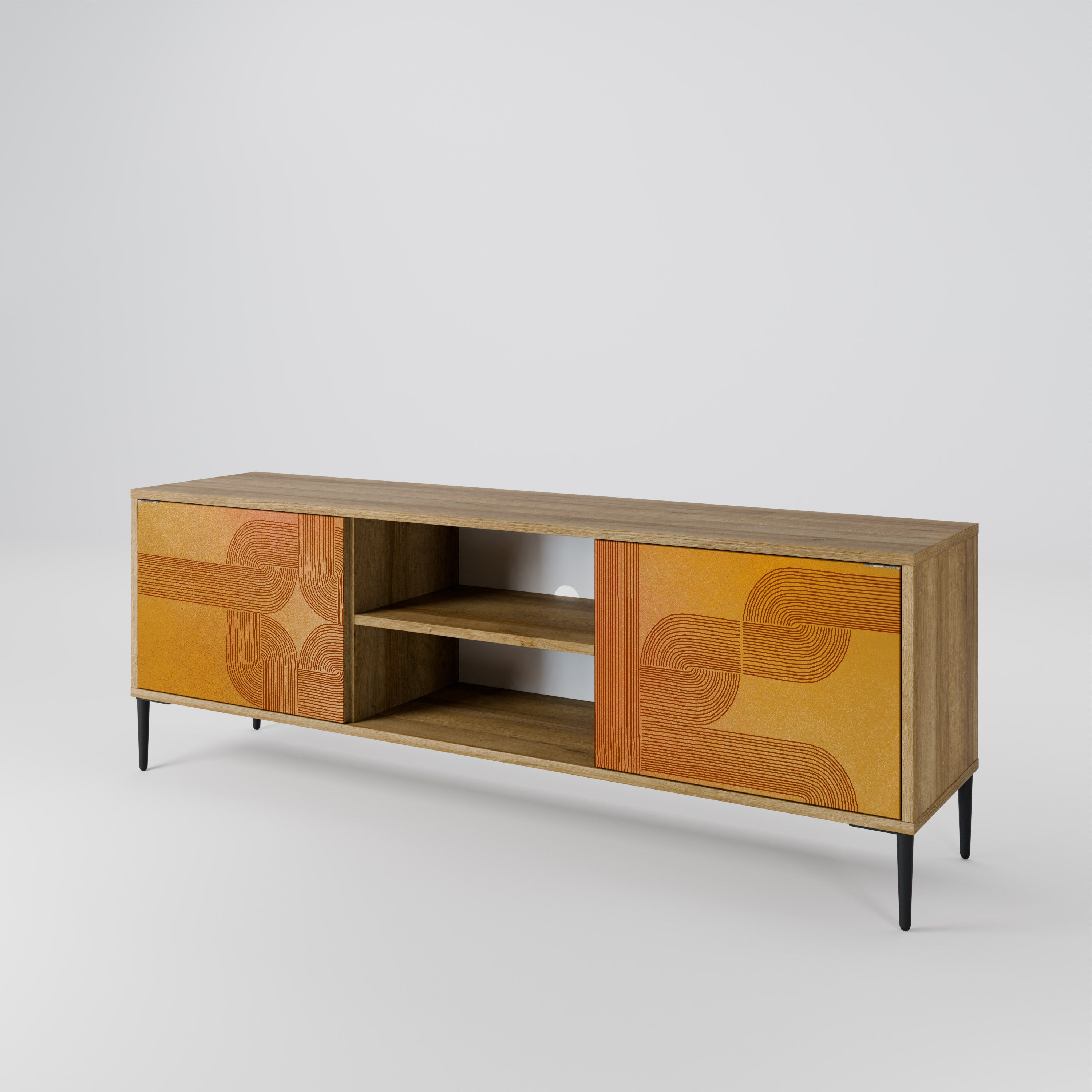 STRENGTHENING RELATION Έπιπλο τηλεόρασης 2-θυρών