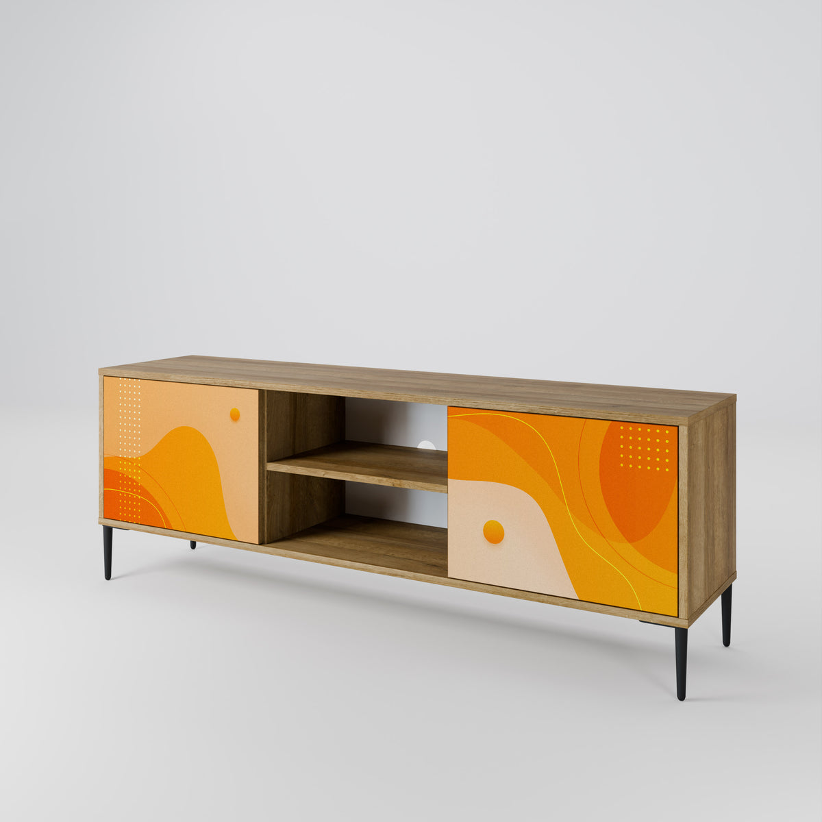 ORANGE ARRANGEMENT Έπιπλο τηλεόρασης 2-θυρών