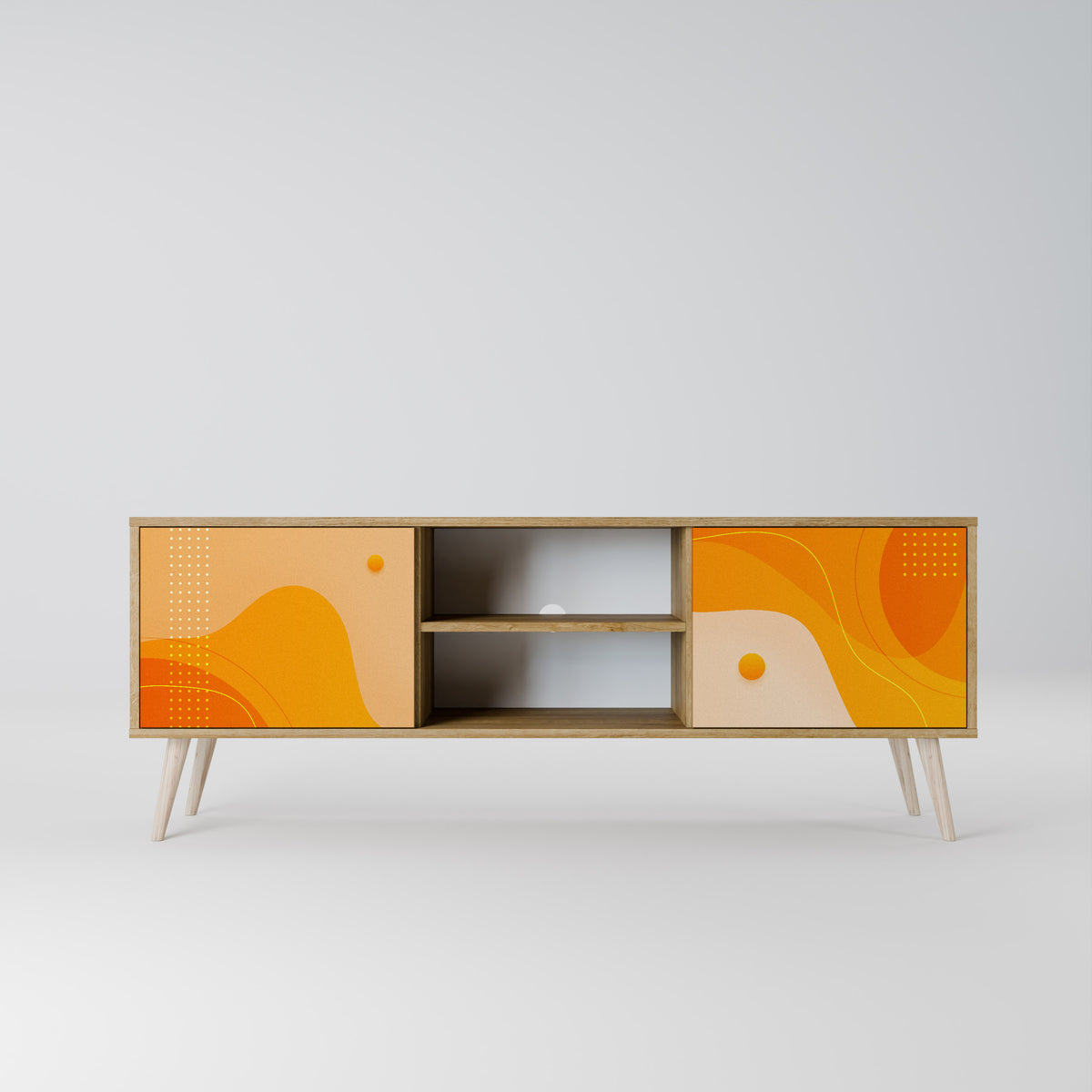 ORANGE ARRANGEMENT Έπιπλο τηλεόρασης 2-θυρών