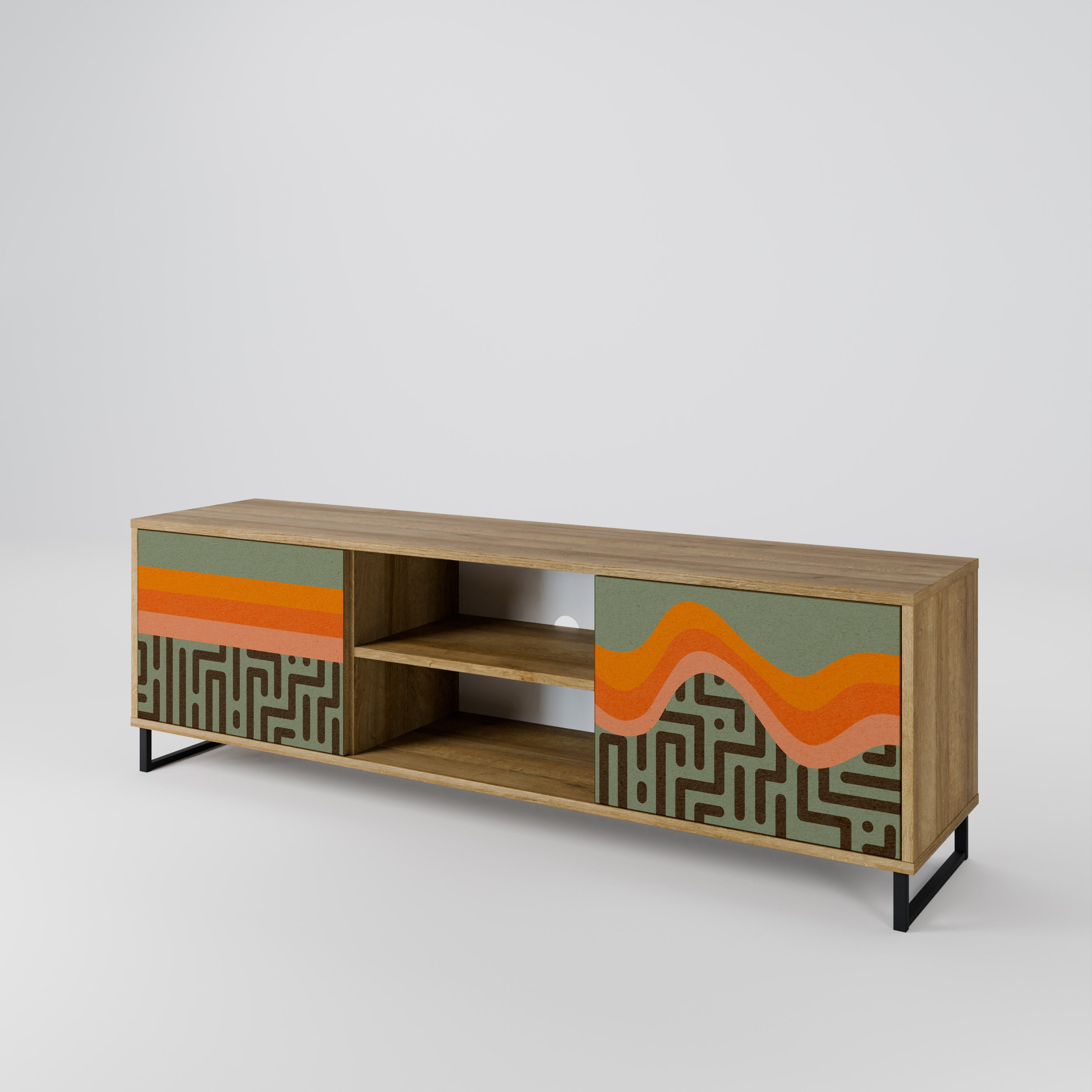 SIMPLE SOLUTIONS Έπιπλο τηλεόρασης 2-θυρών