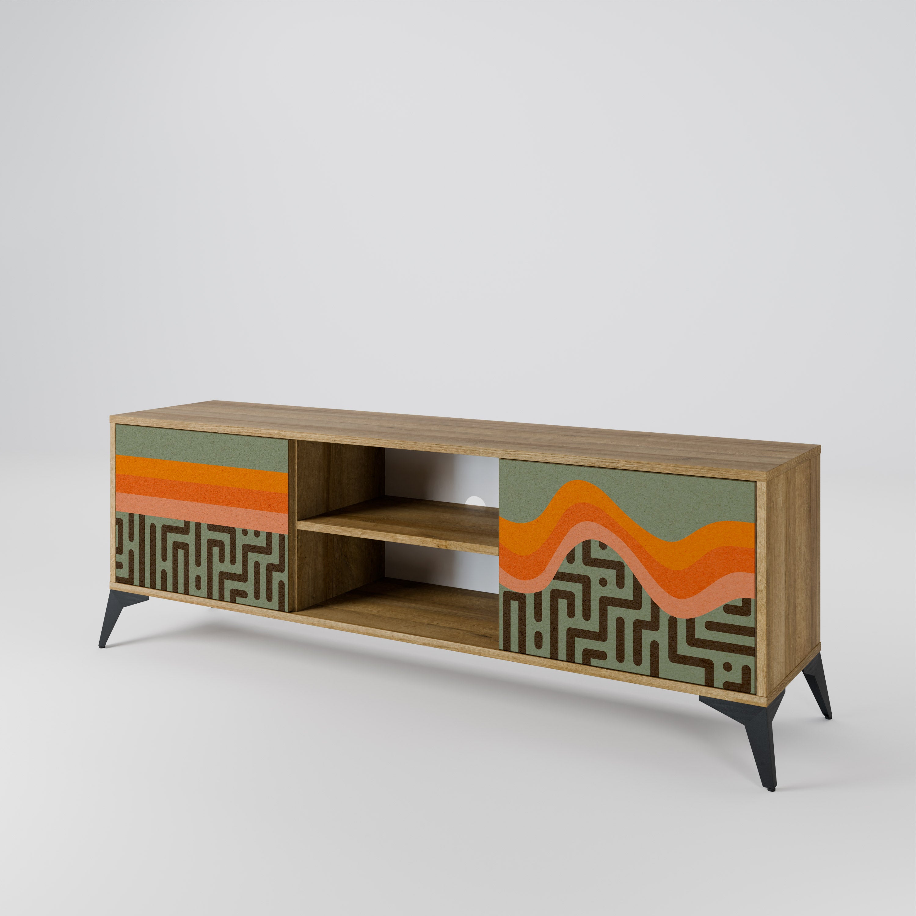 SIMPLE SOLUTIONS Έπιπλο τηλεόρασης 2-θυρών