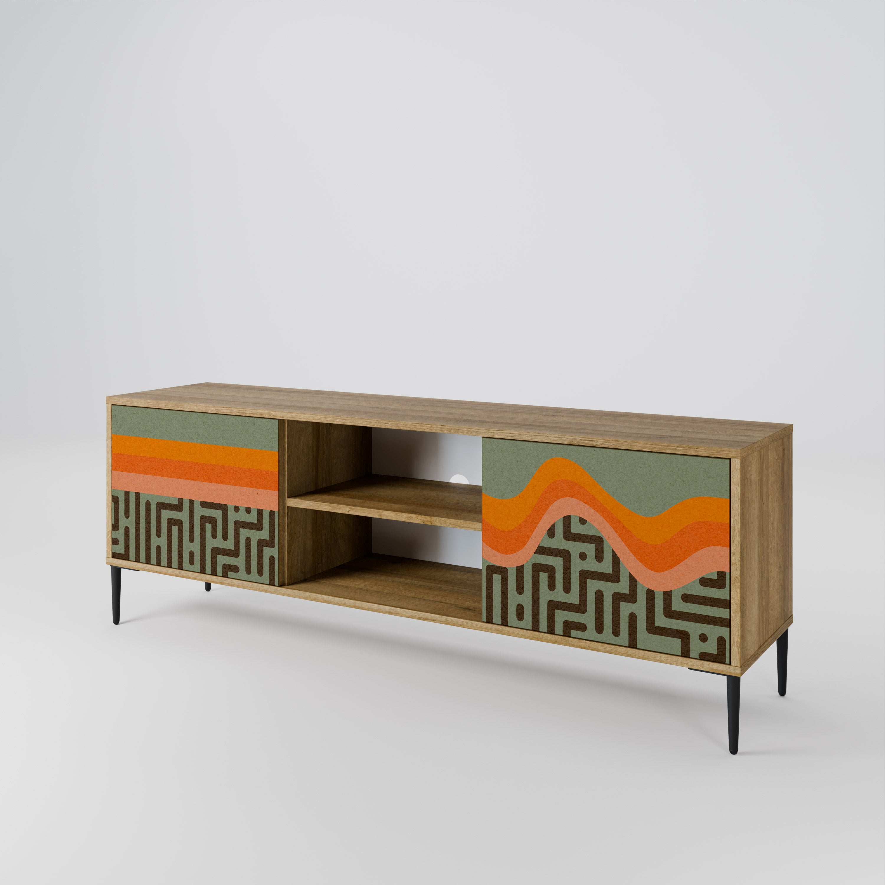 SIMPLE SOLUTIONS Έπιπλο τηλεόρασης 2-θυρών