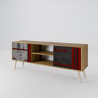 GRAY FIGURES Έπιπλο τηλεόρασης 2-θυρών