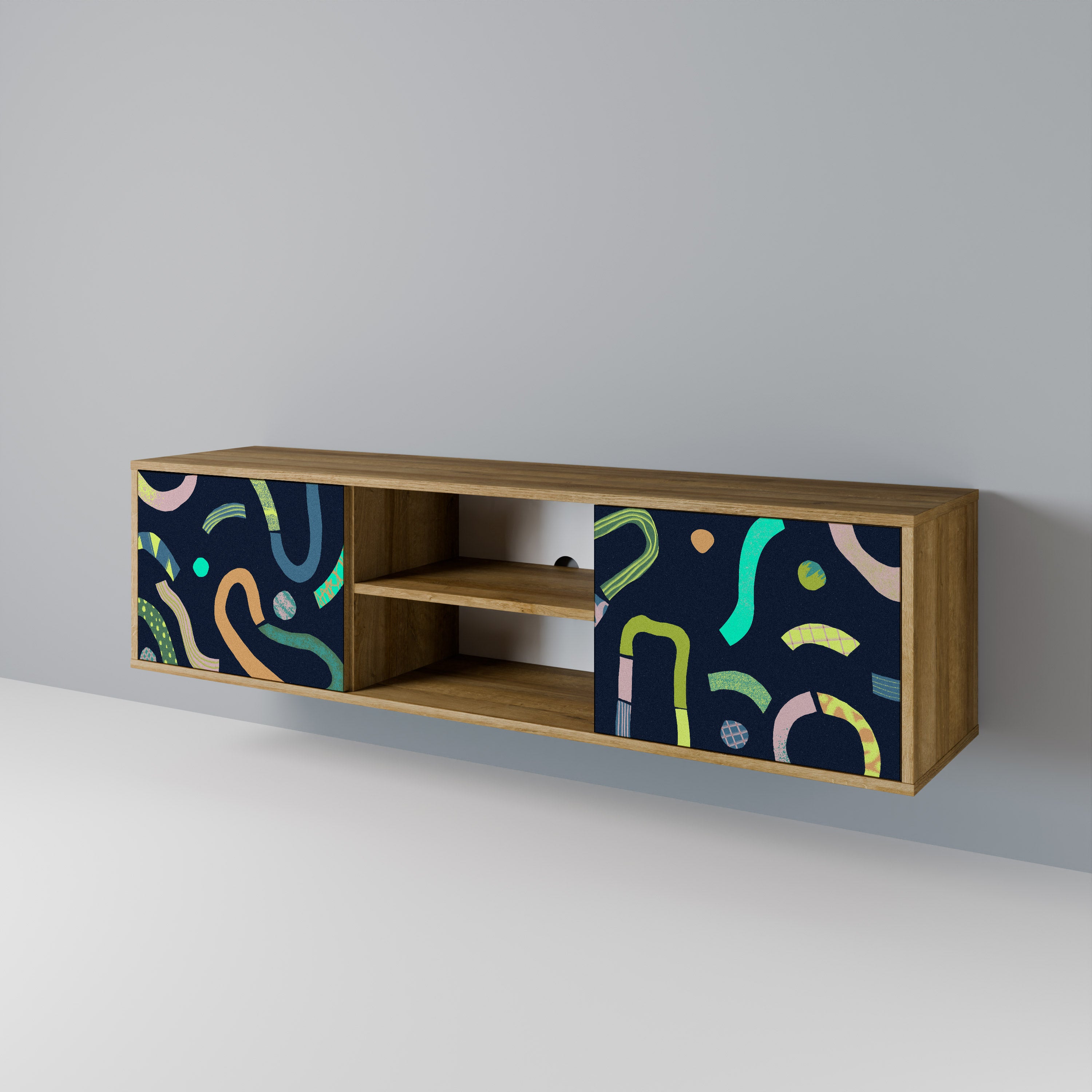 CONTRAST DANCE Έπιπλο τηλεόρασης 2-θυρών