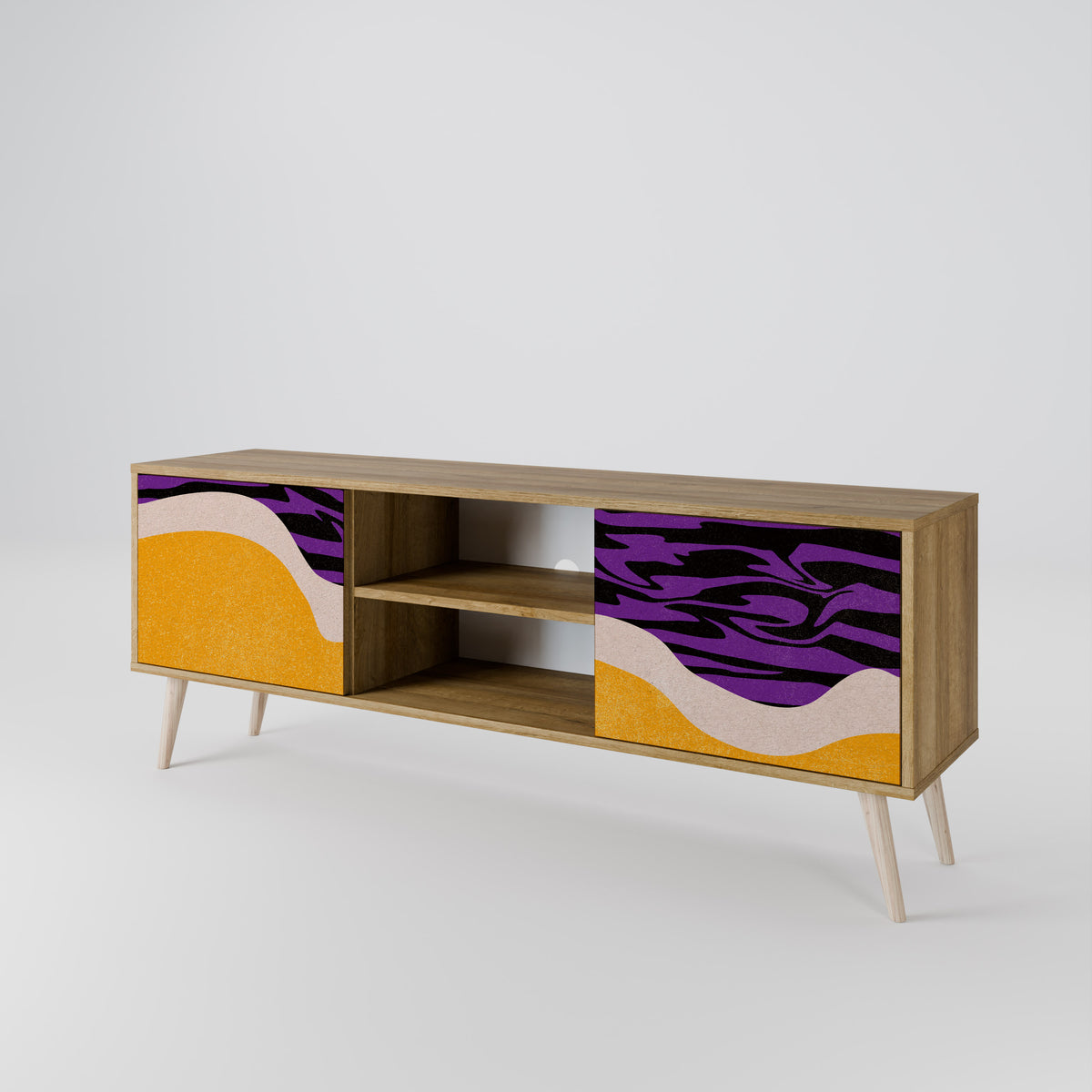 INDEPENDENT BORDER 2-Door TV Cabinet
