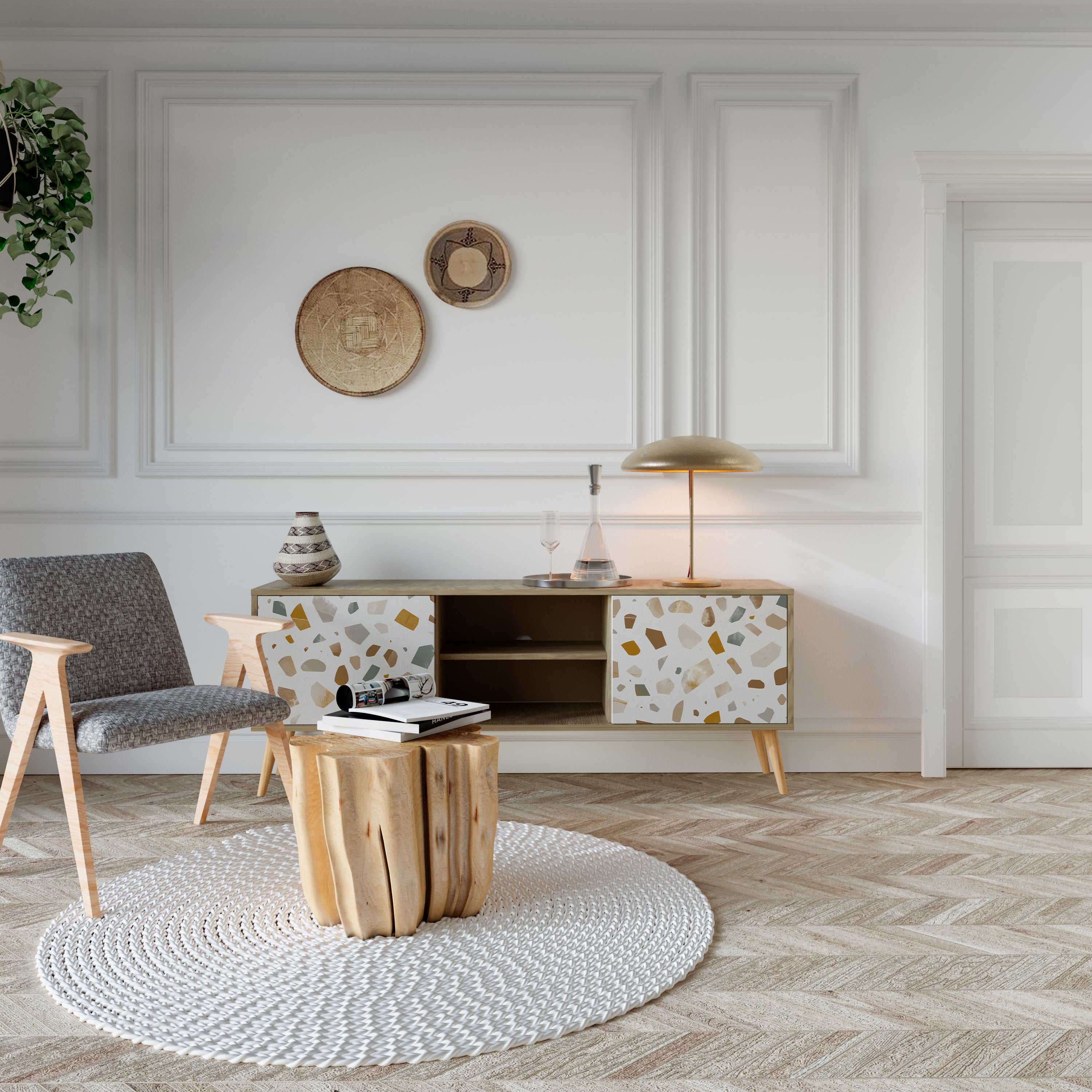 PIECES OF TOMORROW Έπιπλο τηλεόρασης 2-θυρών