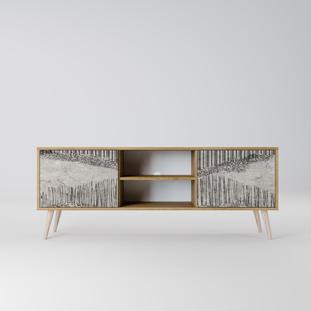 GRAIN LINES 2-Door TV Cabinet