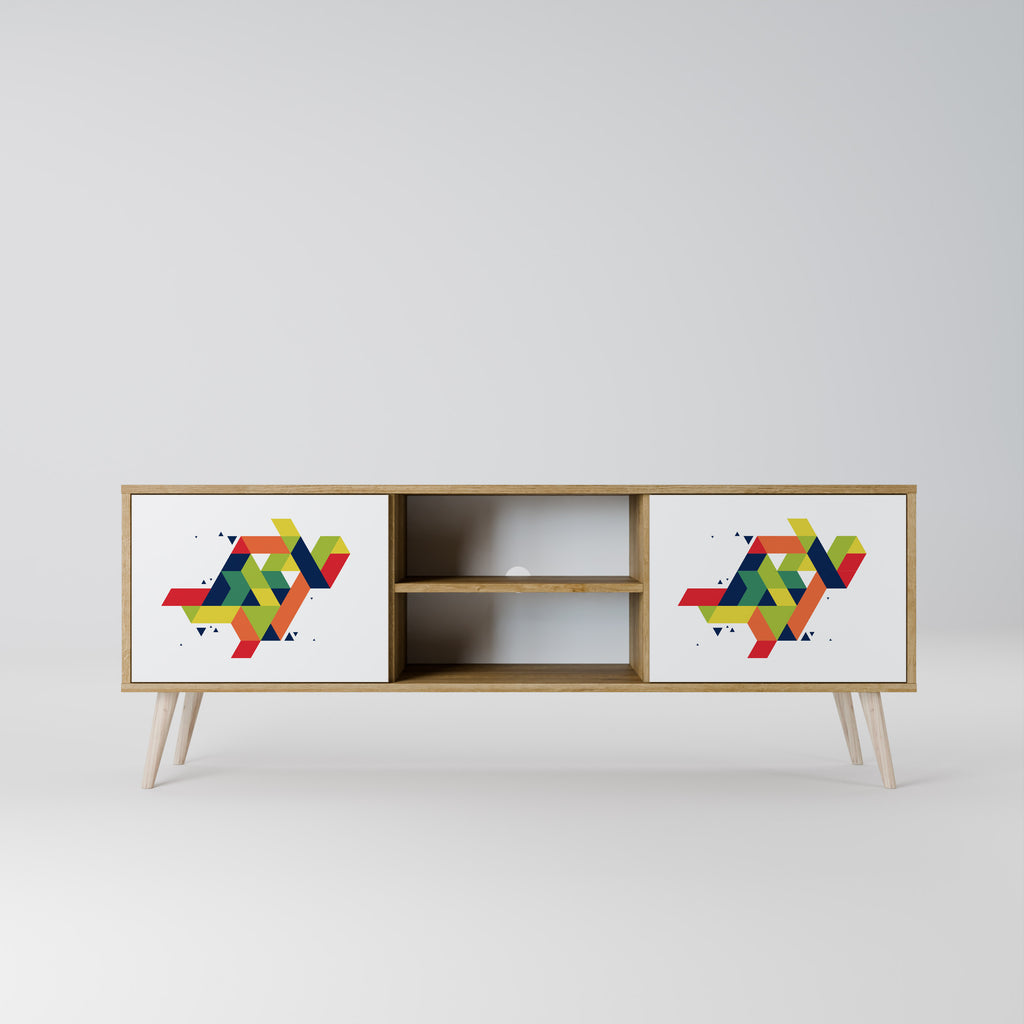 FUTURE SIGN Έπιπλο τηλεόρασης 2-θυρών