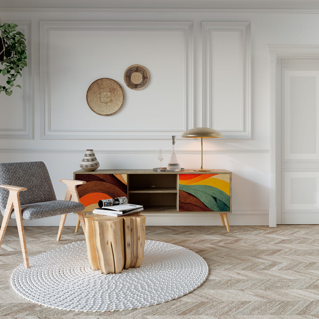 COLORFUL STRANDS Έπιπλο τηλεόρασης 2-θυρών