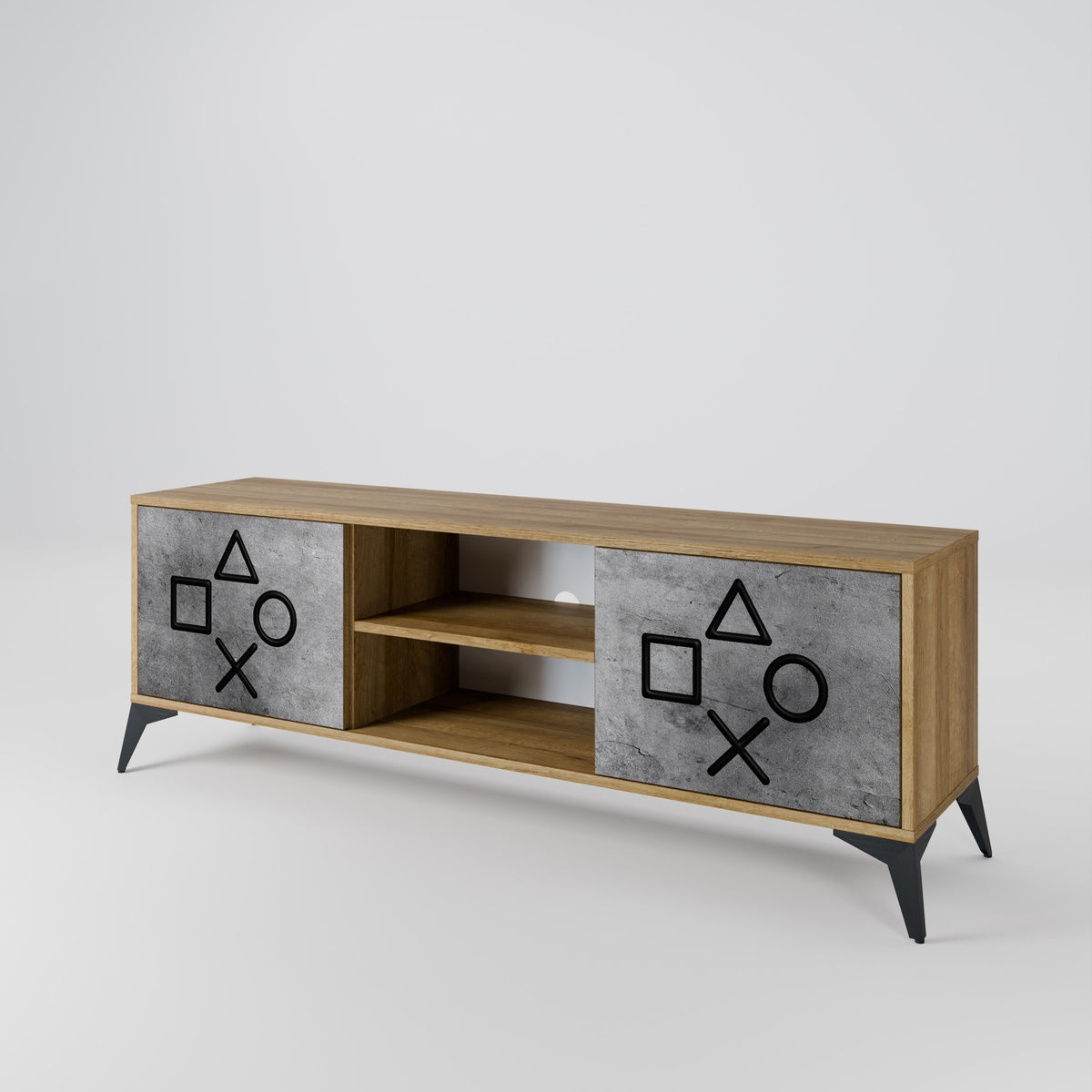 GAMER CHOICE 2-Door TV Cabinet