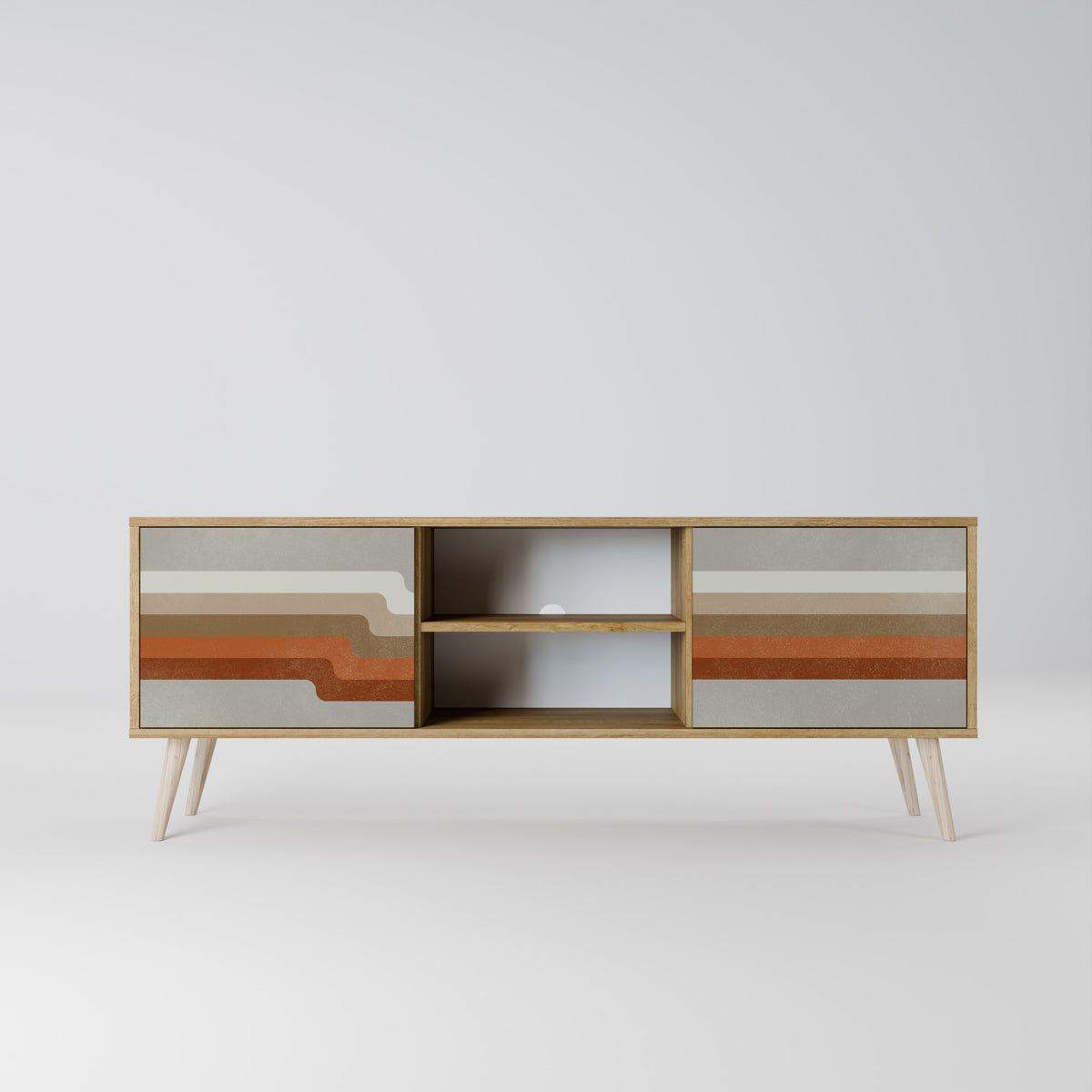 PECULIAR TRAIL 2-Door TV Cabinet