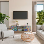 MEMORIES MAP Έπιπλο τηλεόρασης 2-θυρών