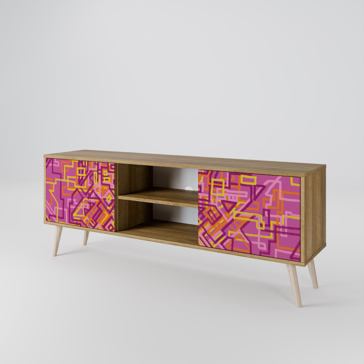 LOVELY MEMORIES 2-Door TV Cabinet