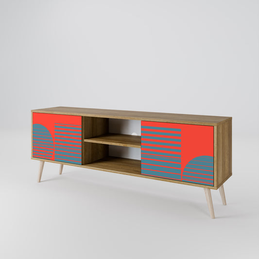 RISING GEOMETRY STARS 2-Door TV Cabinet