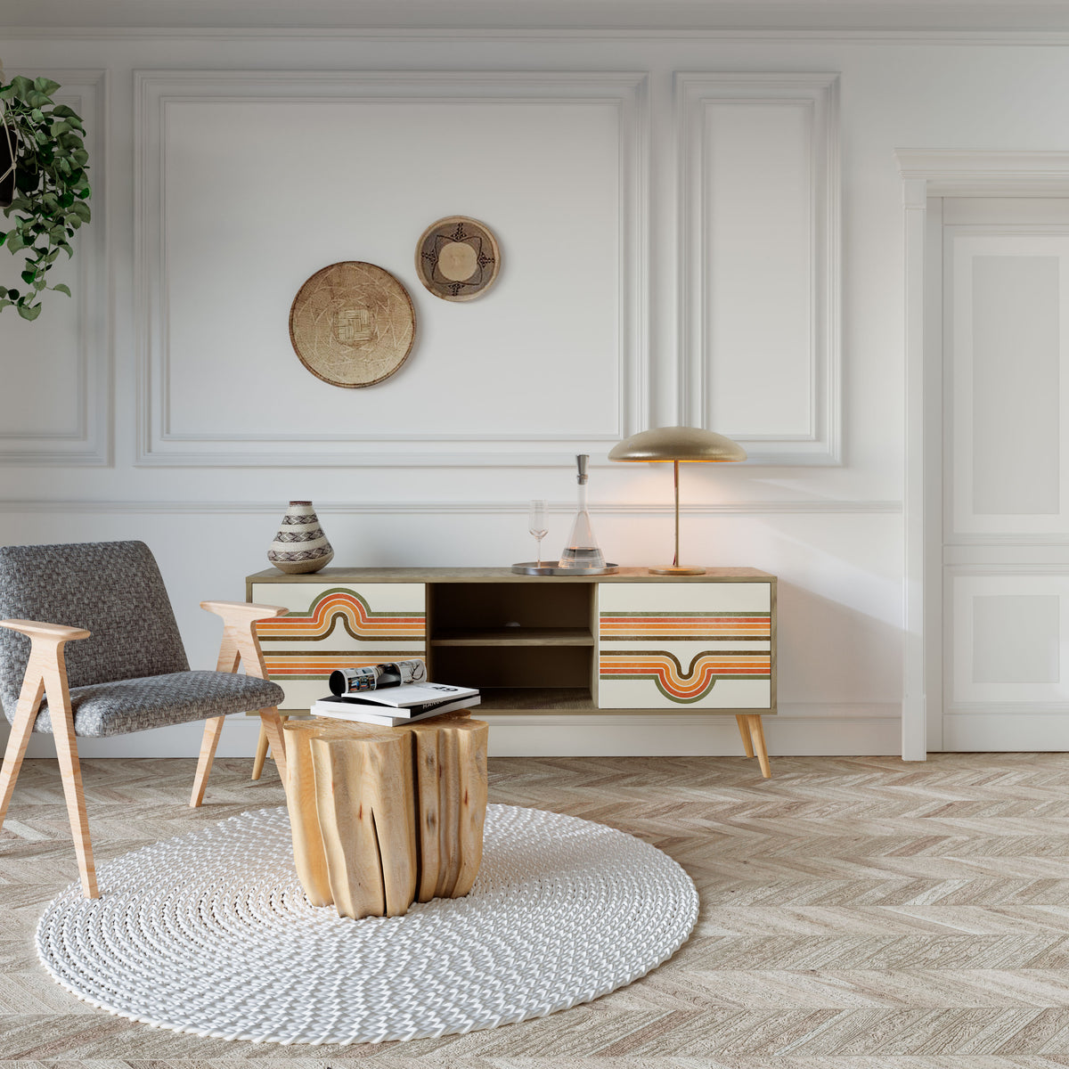 EXCEPTIONAL STREAM Έπιπλο τηλεόρασης 2-θυρών