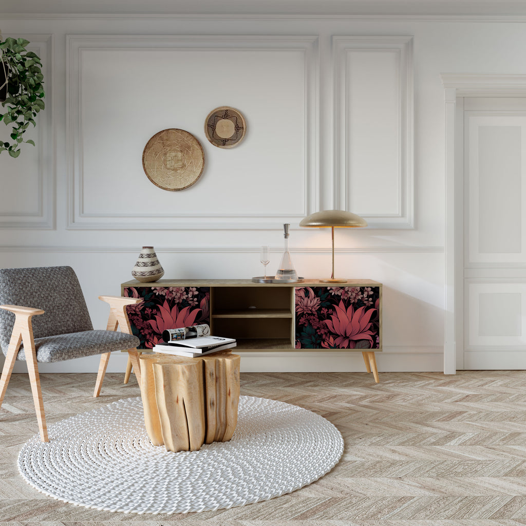 FLORAL WHISPER Έπιπλο τηλεόρασης 2-θυρών