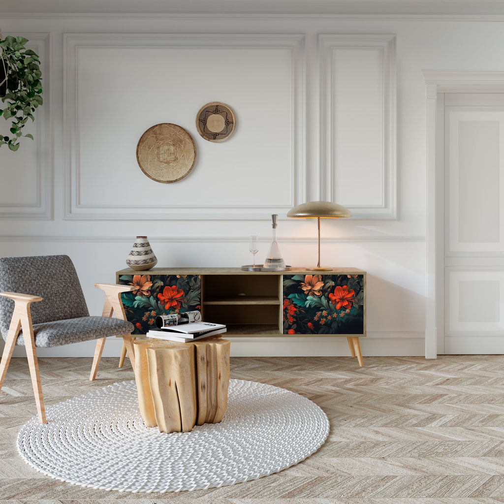 IMAGINARY BLOSSOM 2-Door TV Cabinet