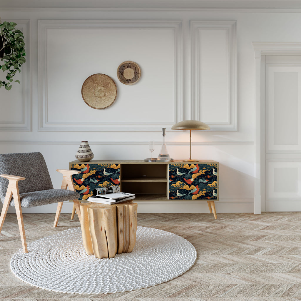 FOWLY DAZE Έπιπλο τηλεόρασης 2-θυρών