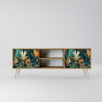 FLORAL SERENITY 2-Door TV Cabinet