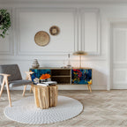 MIDNIGHT BLOSSOM Έπιπλο τηλεόρασης 2-θυρών