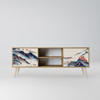 JAPANESE LANDSCAPE 2-Door TV Cabinet