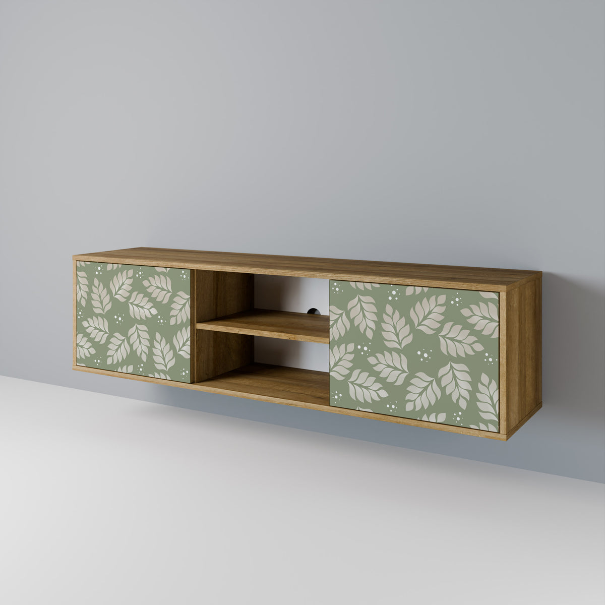LEAVES ON GREEN 2-Door TV Cabinet
