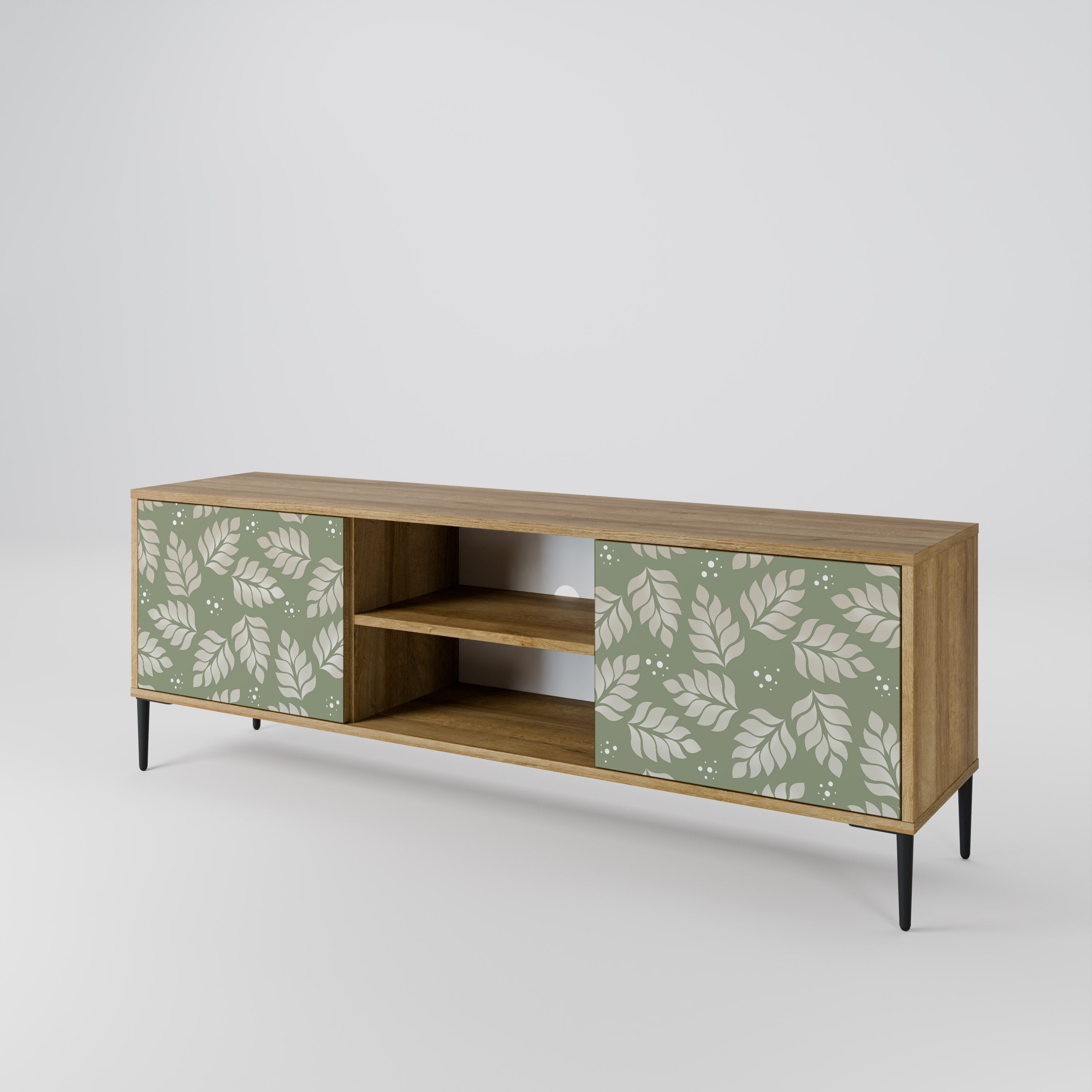 LEAVES ON GREEN 2-Door TV Cabinet