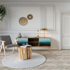 LUNAR SECRETS 2-Door TV Cabinet