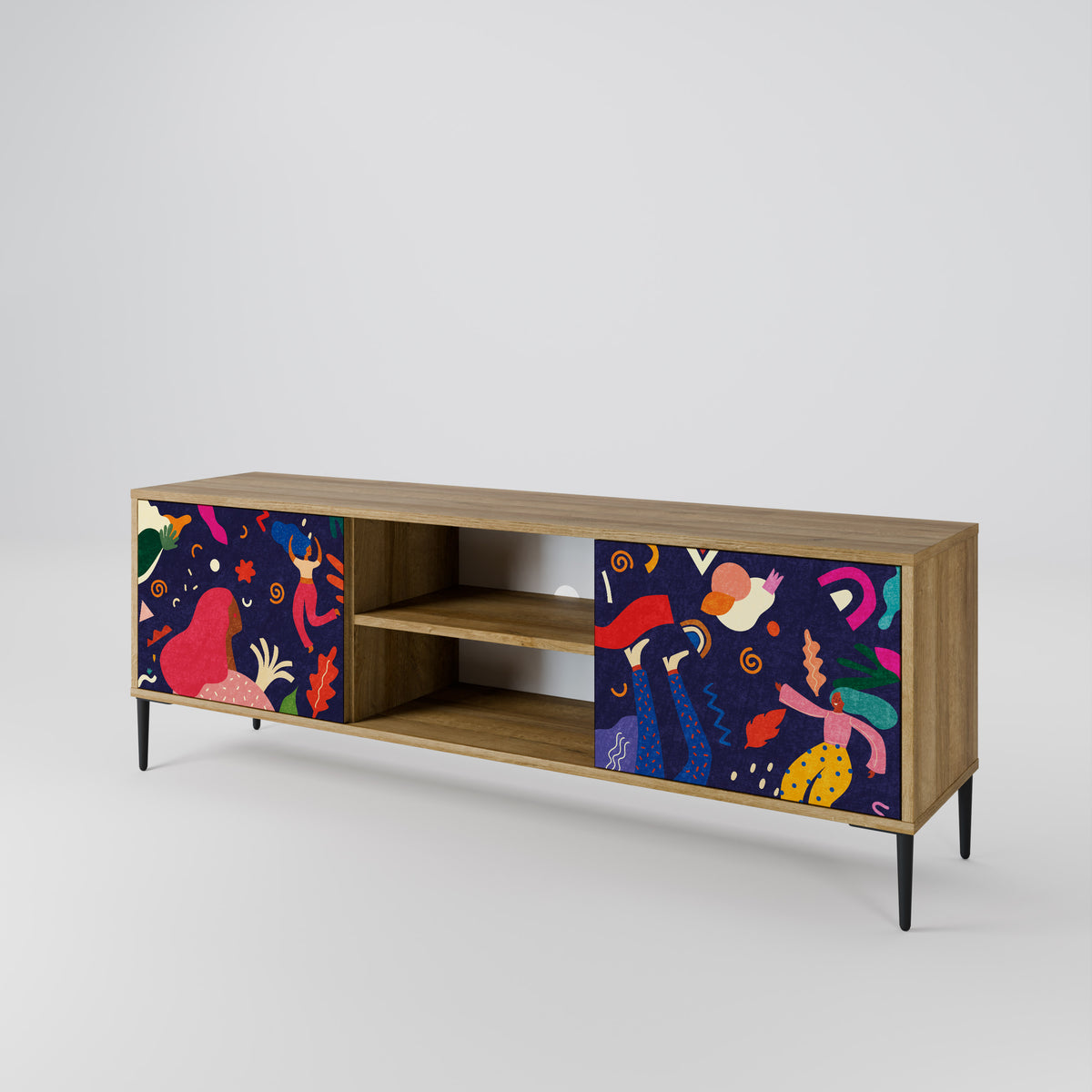 FESTIVE PLEASURES 2-Door TV Cabinet