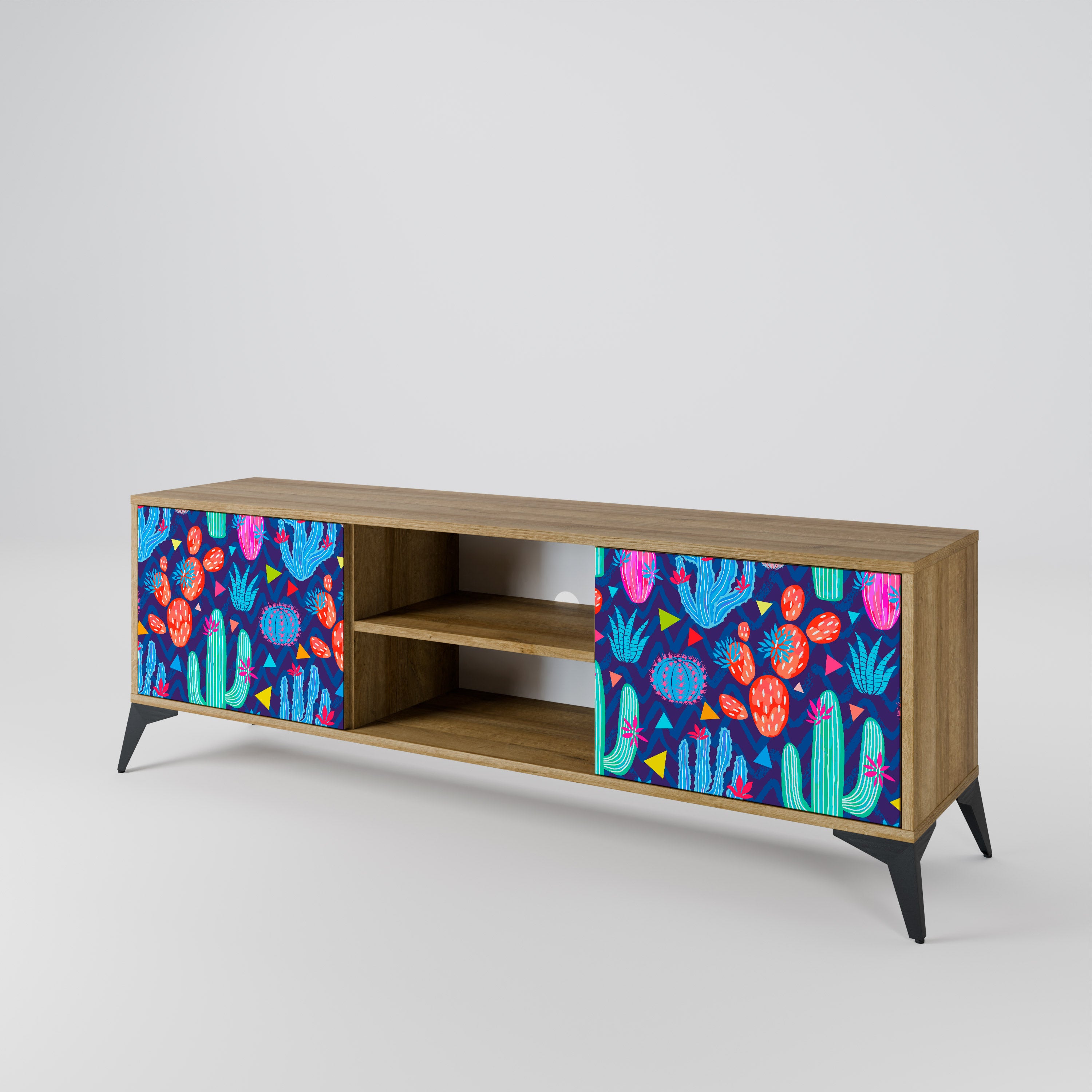 CACTUS VIBES 2-Door TV Cabinet
