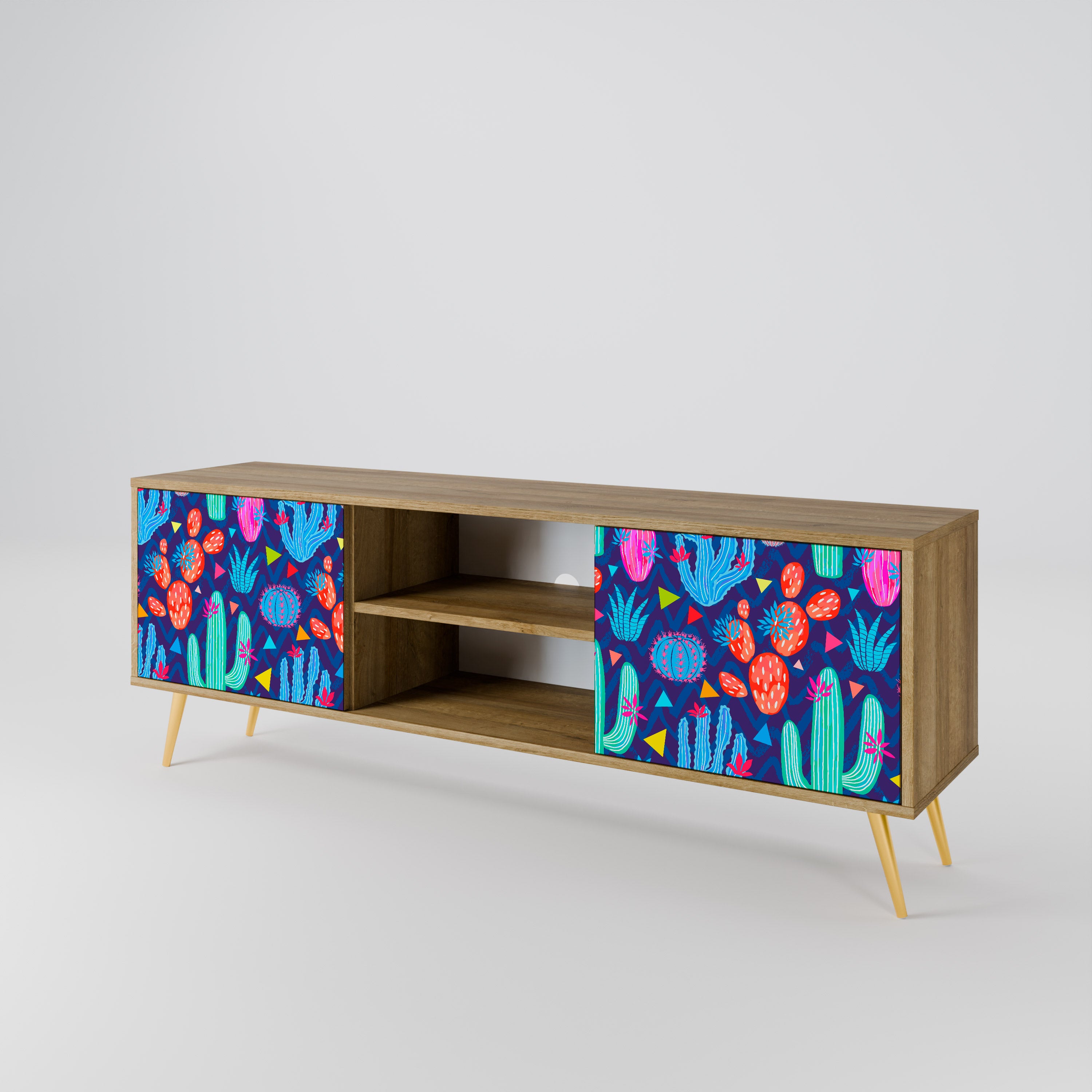 CACTUS VIBES 2-Door TV Cabinet