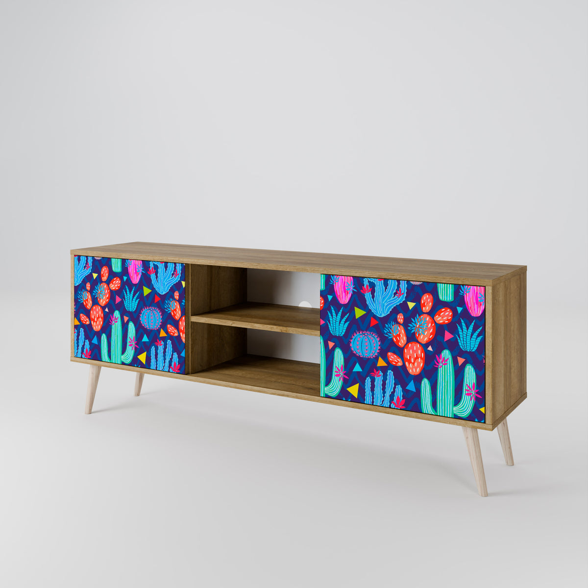 CACTUS VIBES 2-Door TV Cabinet