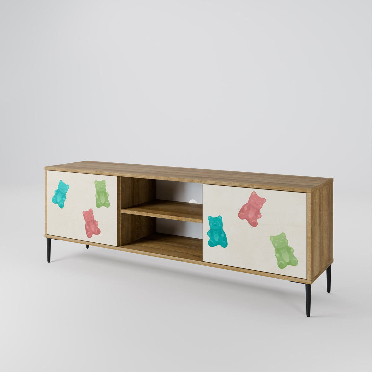 GUMMY BEARS 2-Door TV Cabinet