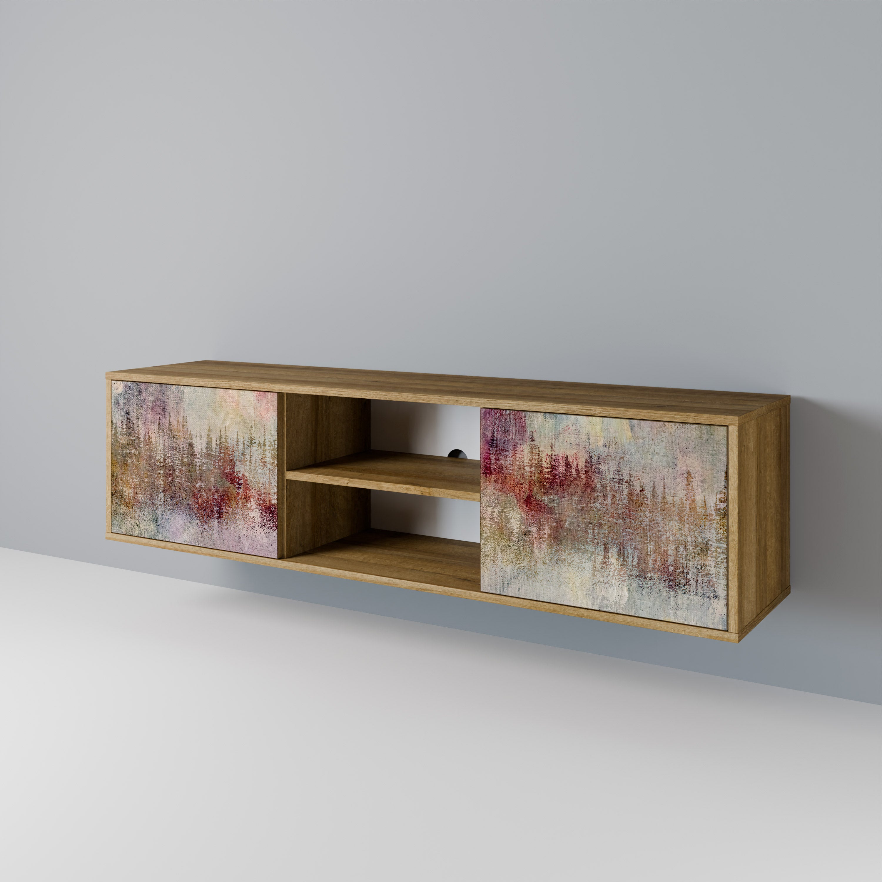 VEILED SUMMIT 2-Door TV Cabinet