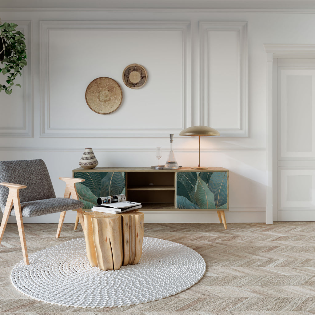 ROYAL GREEN 2-Door TV Cabinet